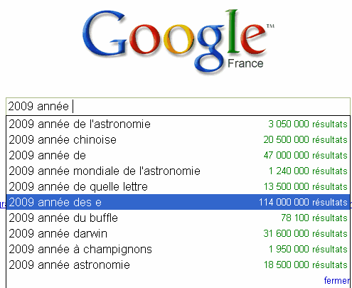2009 annee de