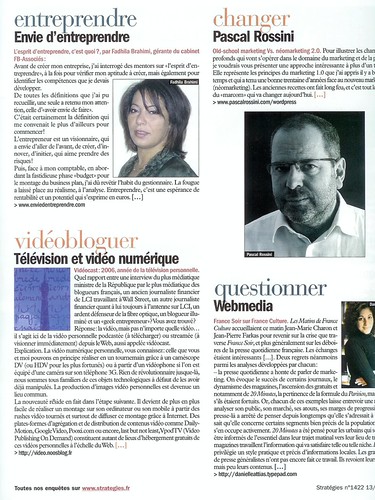 article stratégies 13.07.06 fadhila brahimi fb-associes