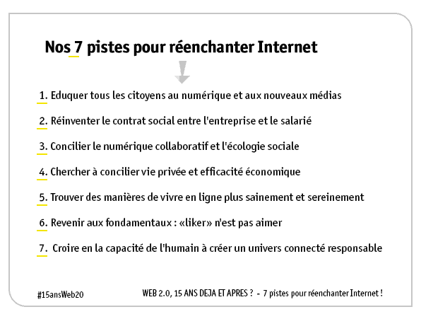 Réenchanter le Web 2.0 15 ans après